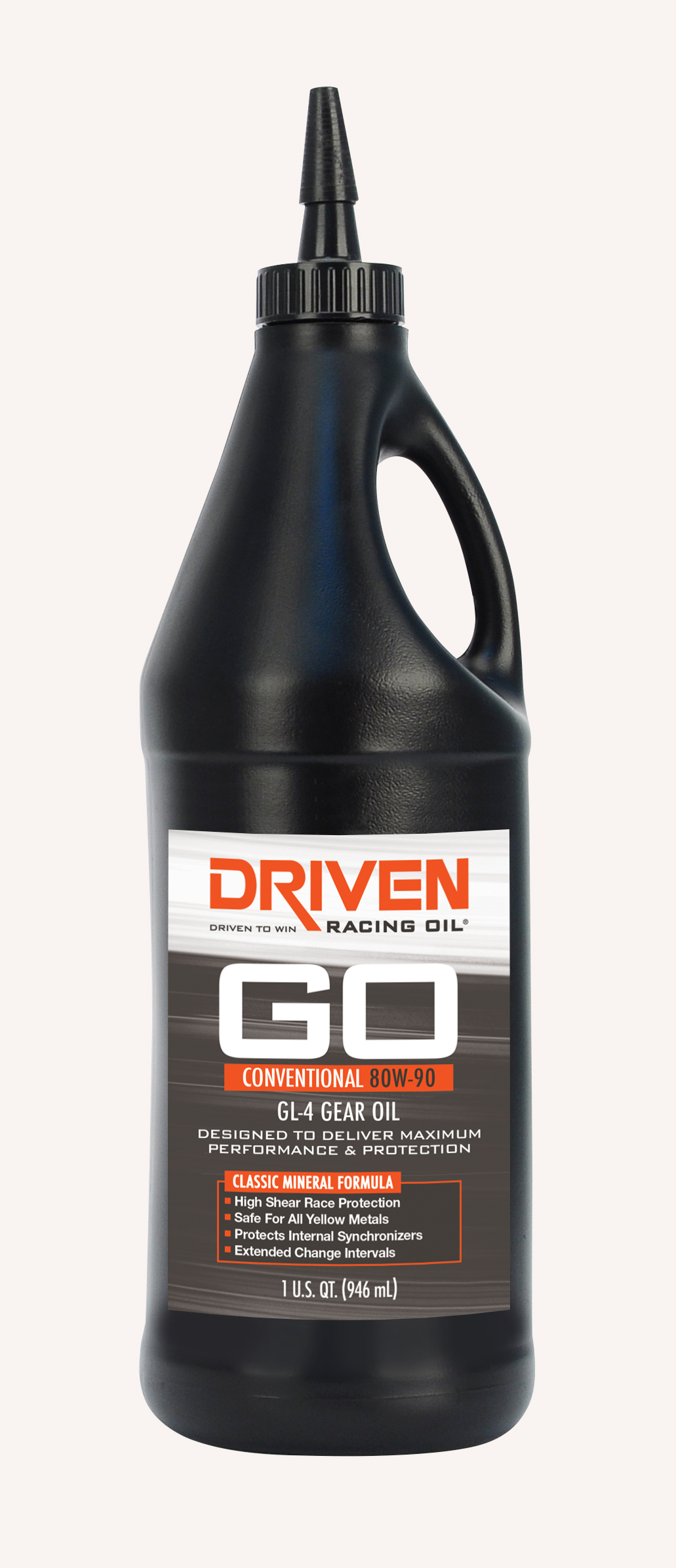 Driven Oil Gear Oil, Limited Slip, 75W90, Limited Slip Additive, Synthetic, 1 qt Bottle, Each JGP04530